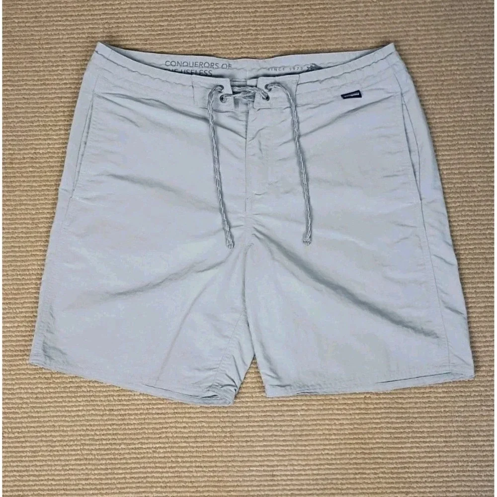 Patagonia Light Gray Men's Board Shorts
